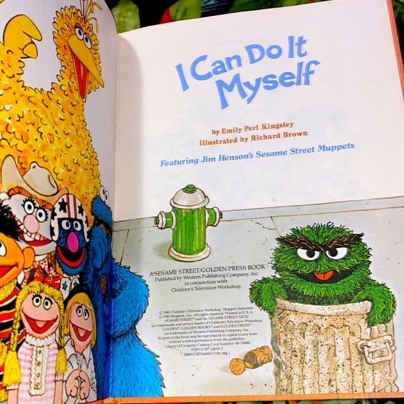 I can do it myself Sesame Street vintage book 1980 - Picture 3 of 8